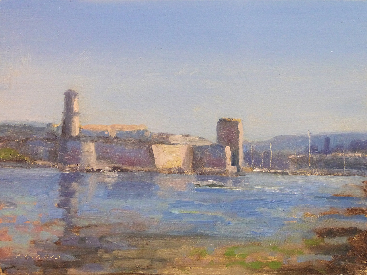 Peinture : Vieux Port de Marseille
