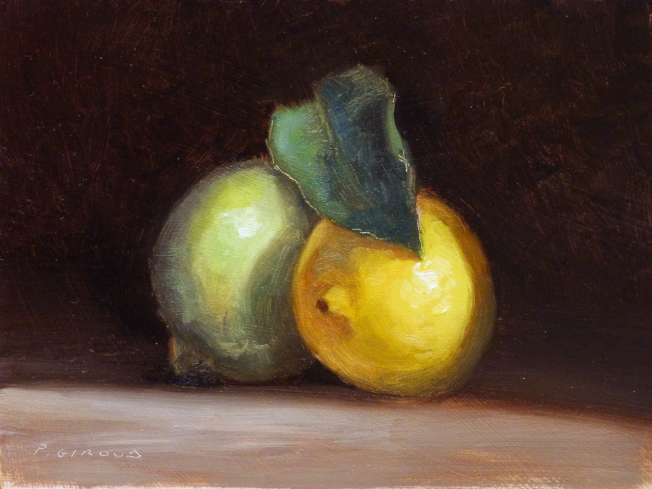 Peinture : 2 Citrons 