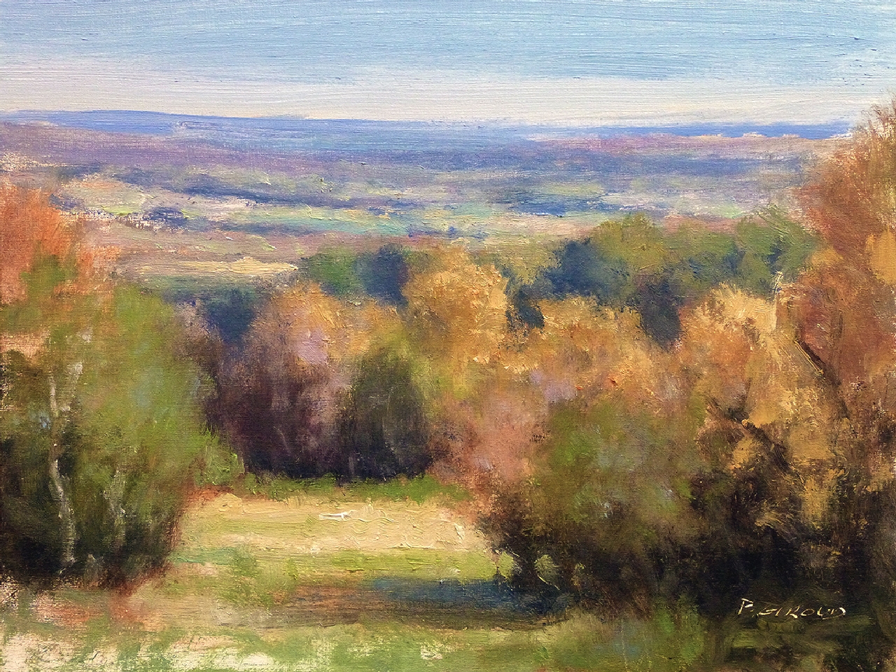 Peinture : Automne en Provence 