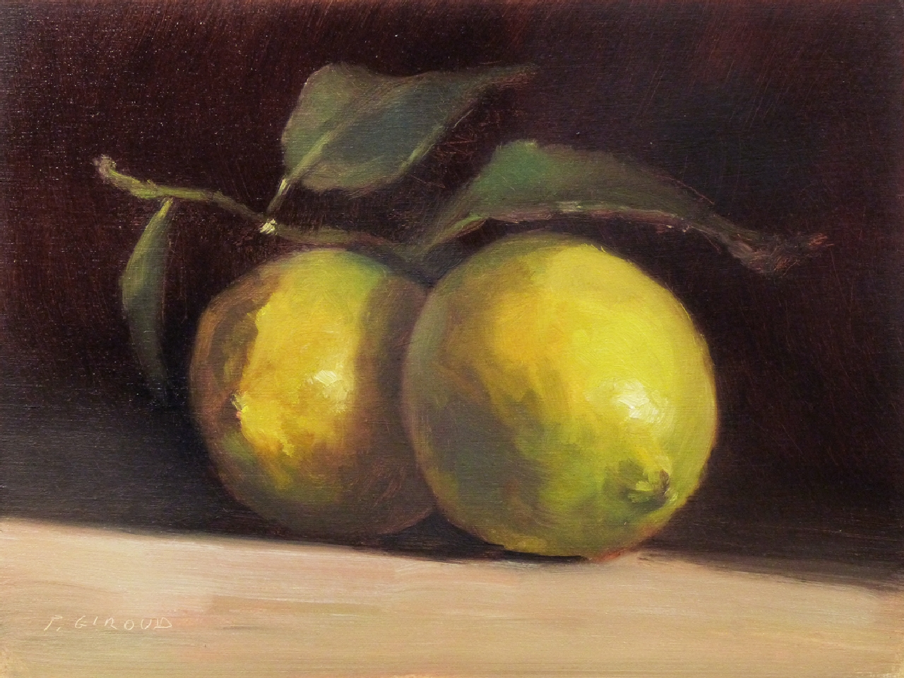 Peinture : 2 Citrons 