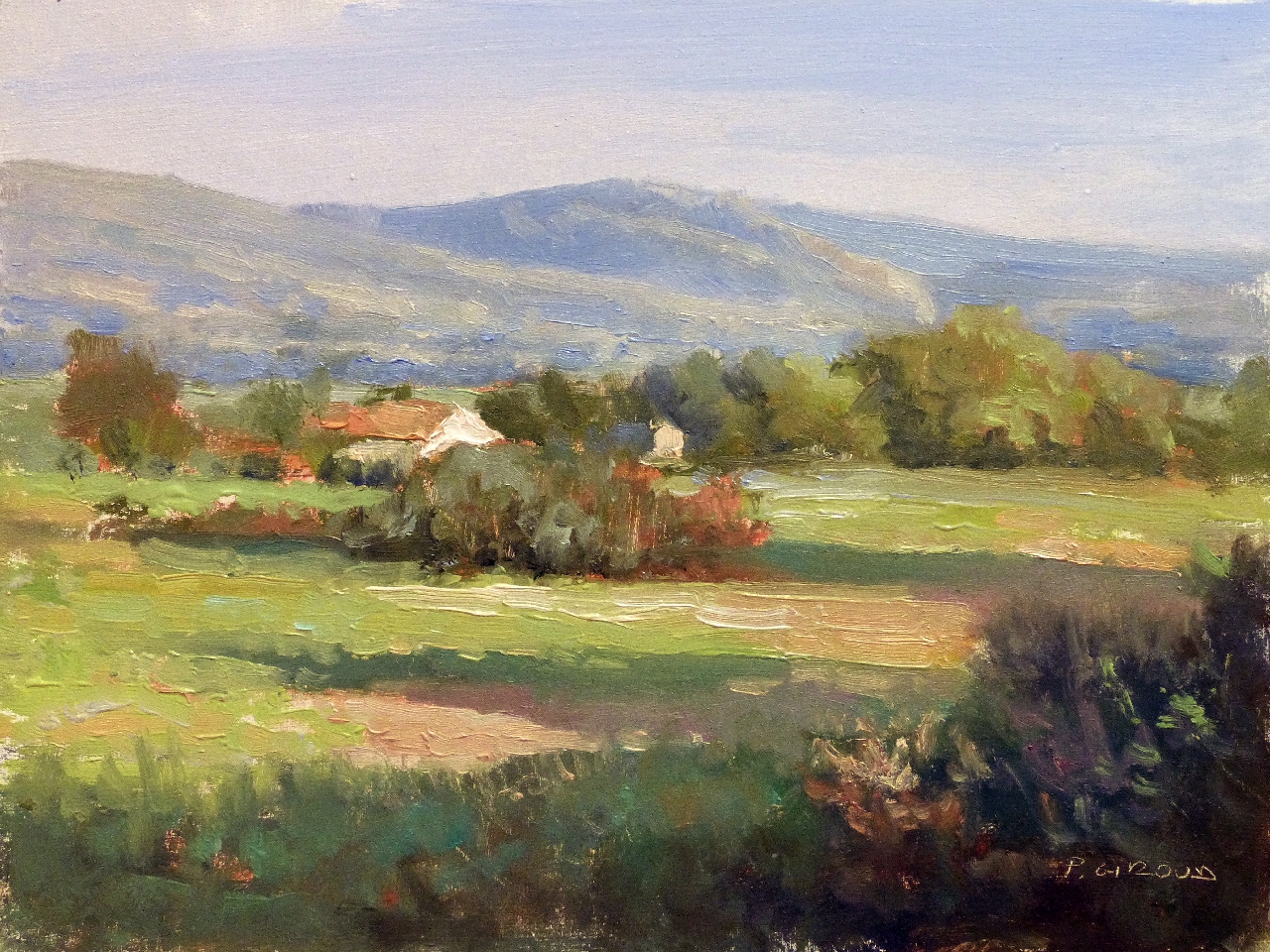 Peinture : Ferme ves Mison 
