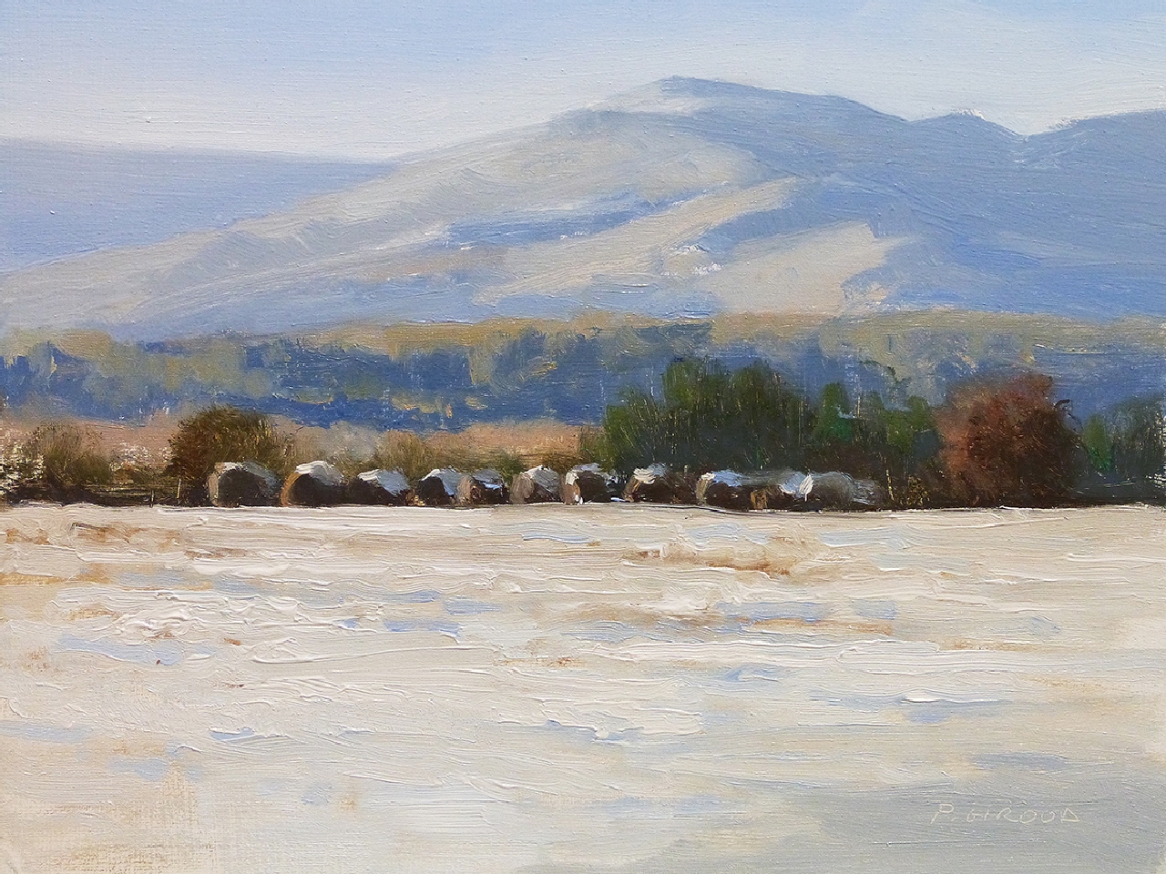 Peinture : Bottes de Foin 