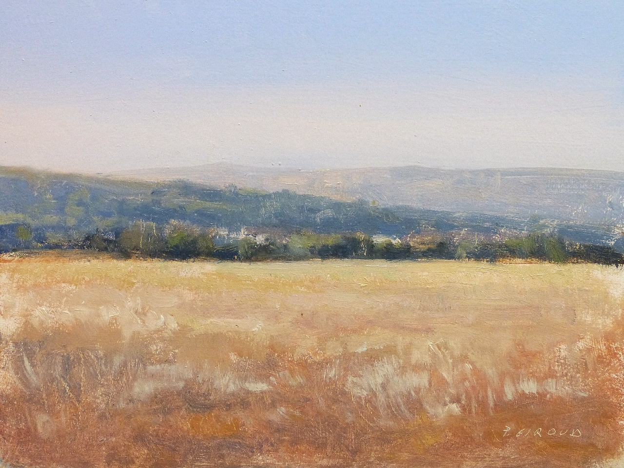 Peinture : Automne vers Thèze 