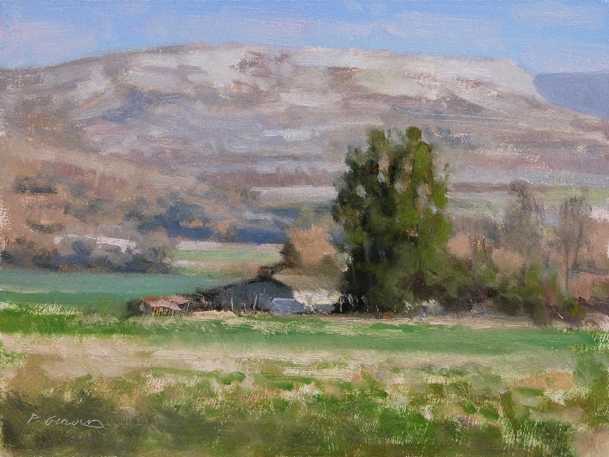 Peinture : Ferme vers Thèze 