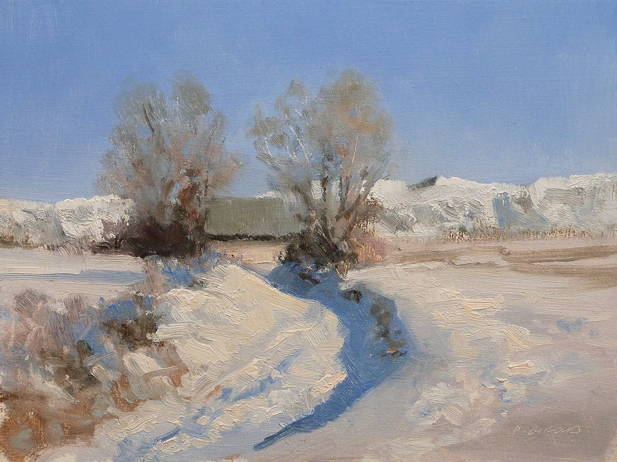 Peinture : Chemin vers Seyne 