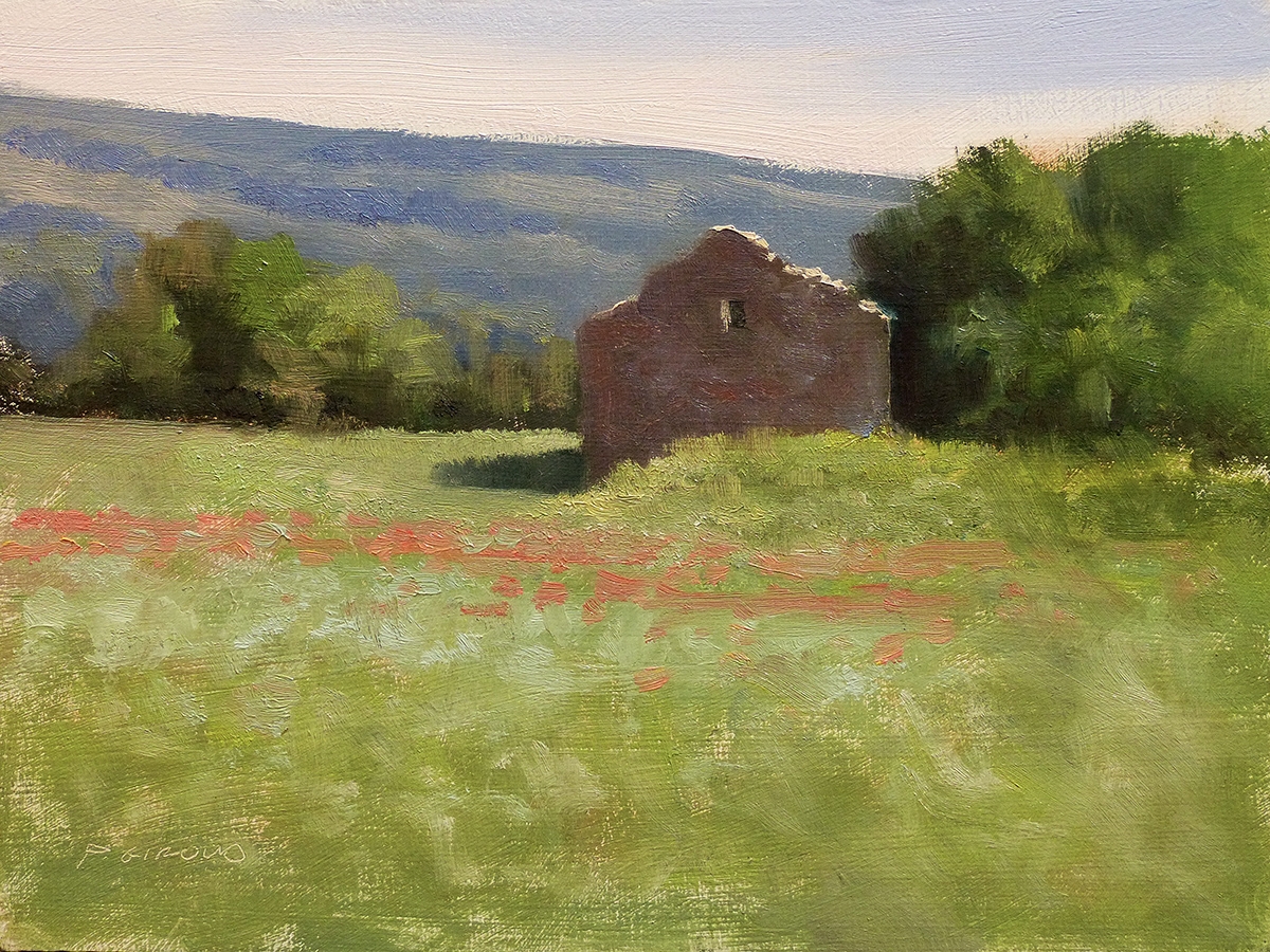 Peinture : Cabanon vers Apt 