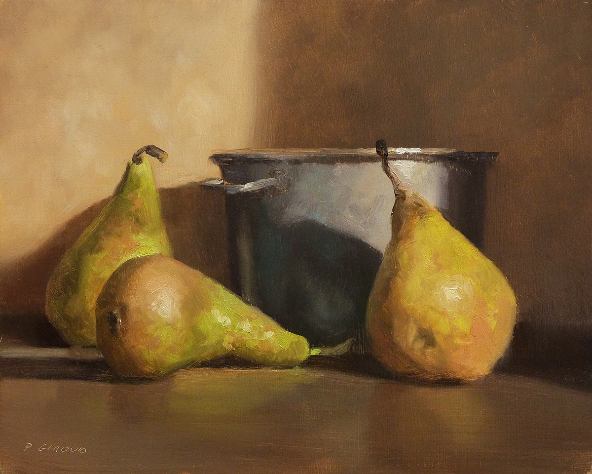 Peinture : 3 Poires Conférences 