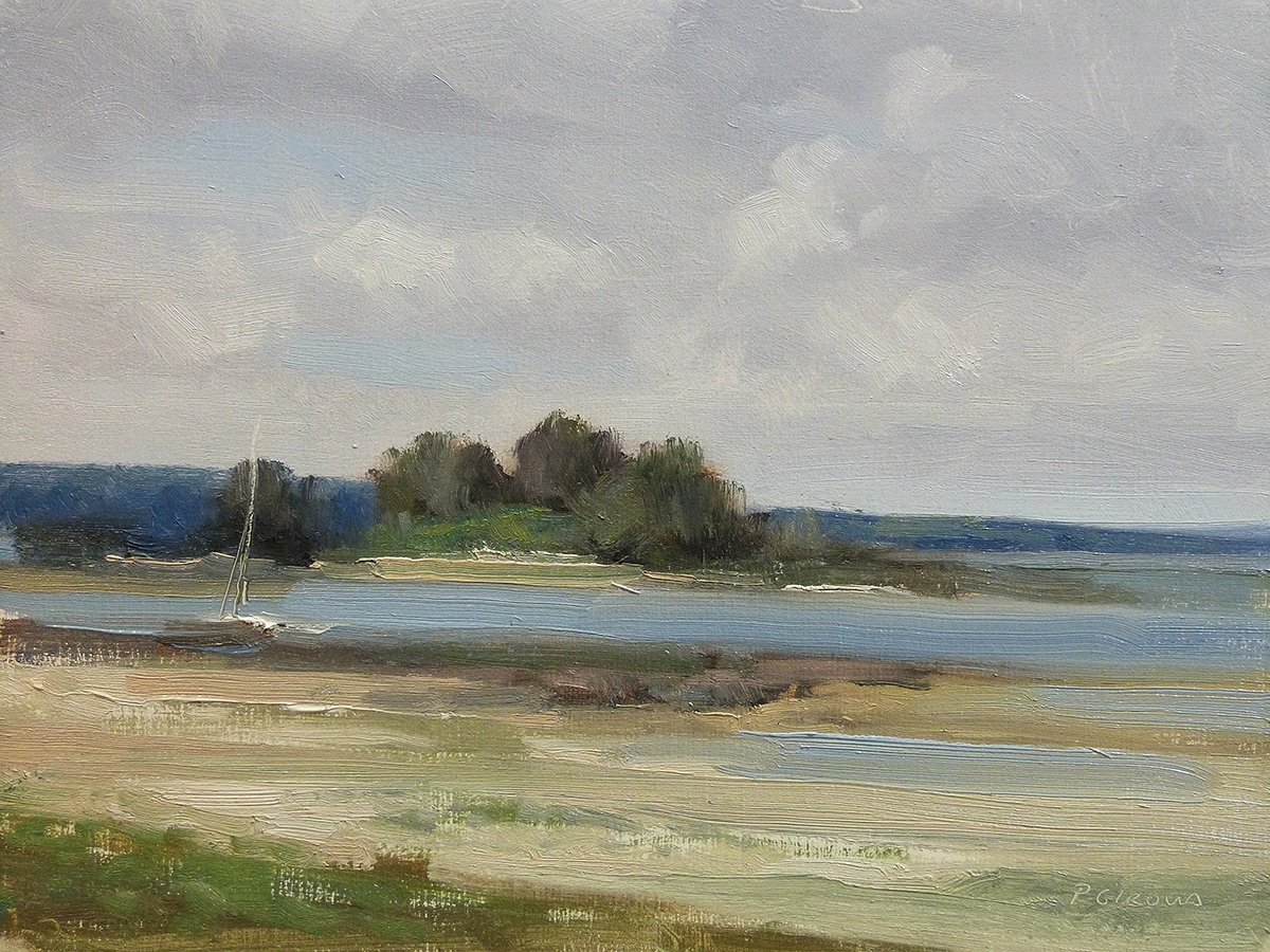 Peinture : Marée Basse (Finistère) 