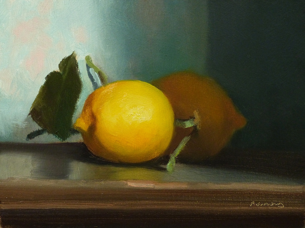 Peinture : 2 Citrons 