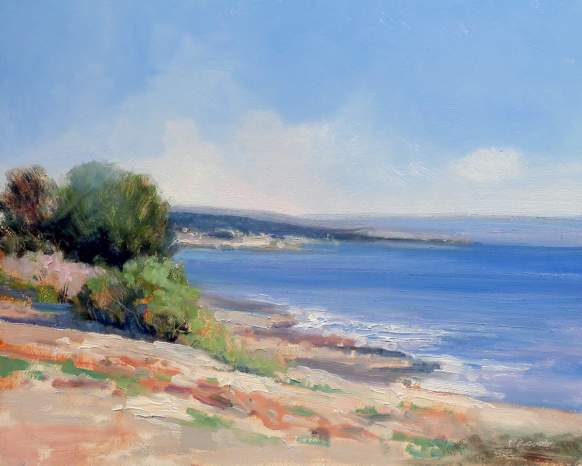 Peinture : Méditerranée Vers Sausset-les-Pins