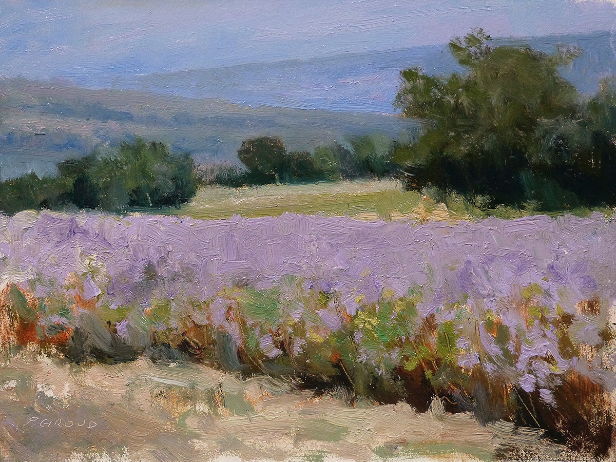 Peinture : Lavandes Tautlignan 