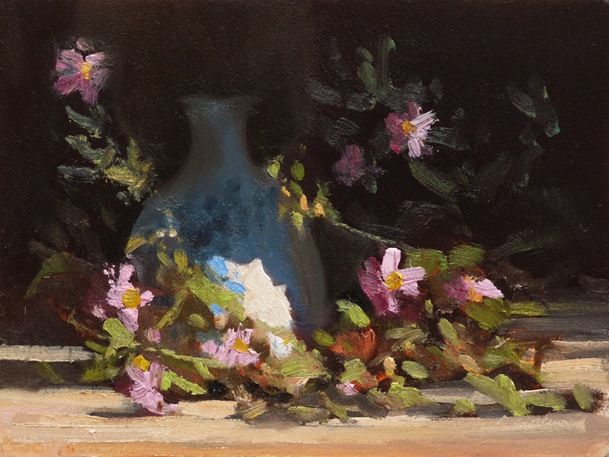 Peinture : Eglantines Peinture : Eglantines