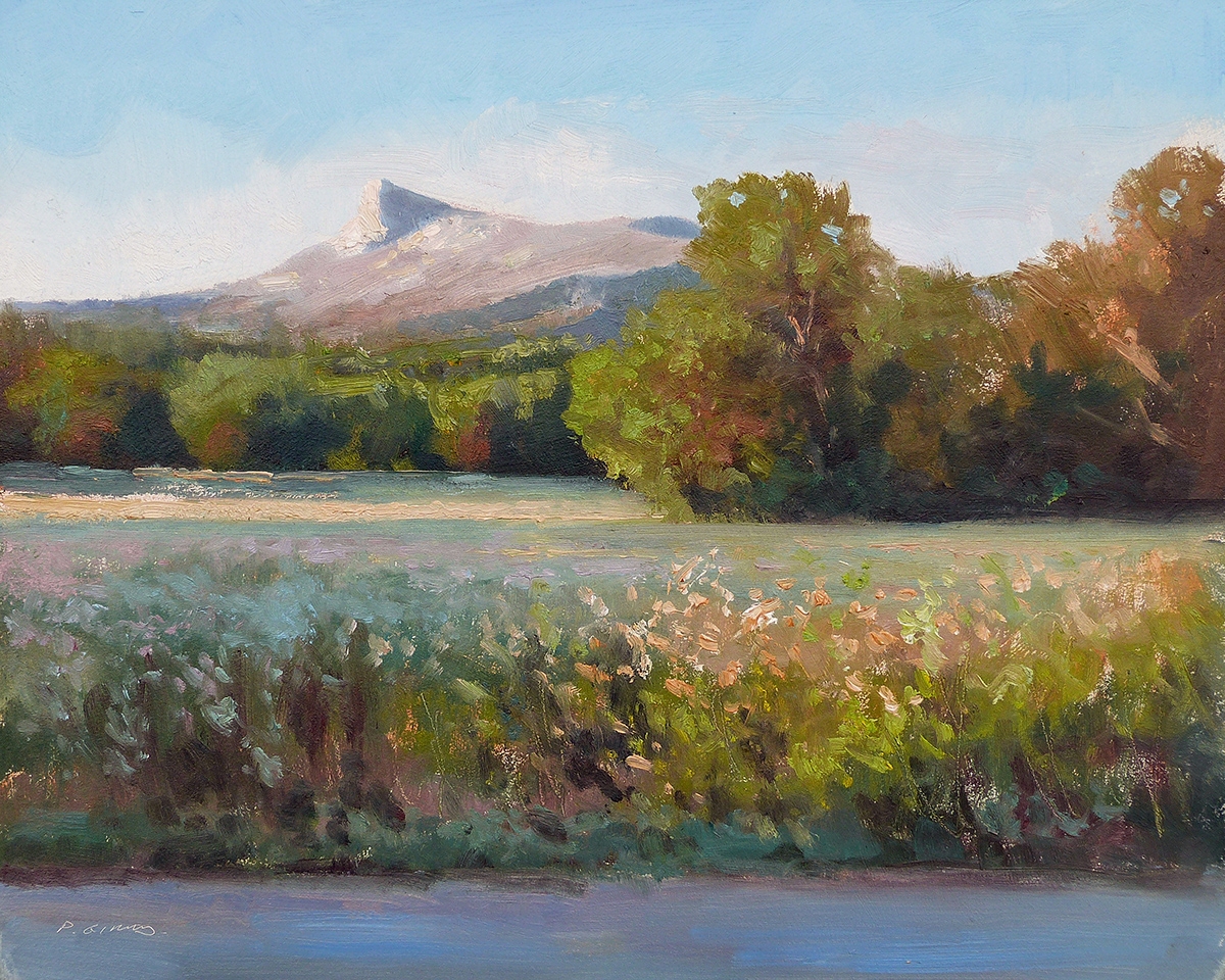 Peinture : Fin de Journée sur la Montagne de Gache 