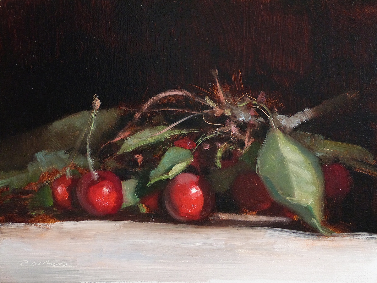 Peinture : Cerises