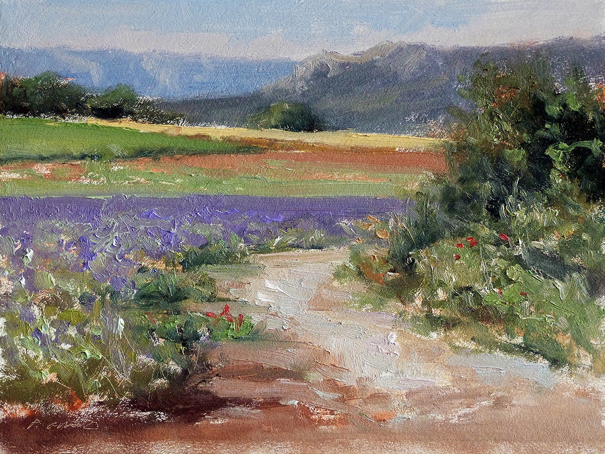 Peinture : Plateau des Romeyères 