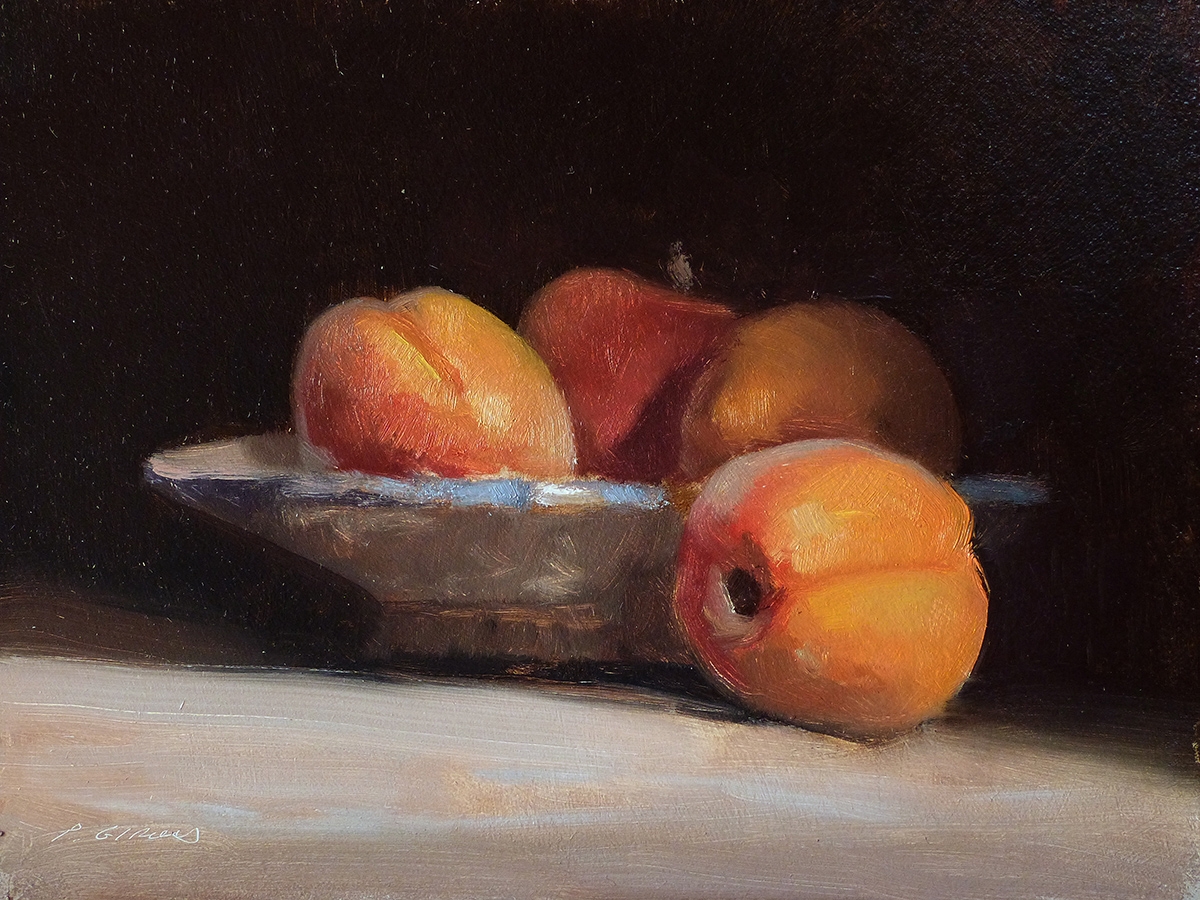 Peinture : Abricots 