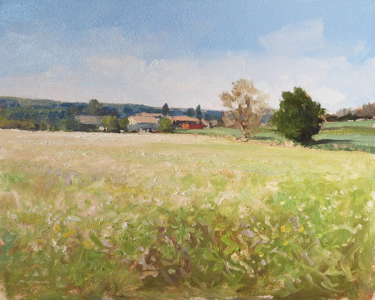 Peinture : Ferme des Fourniers 