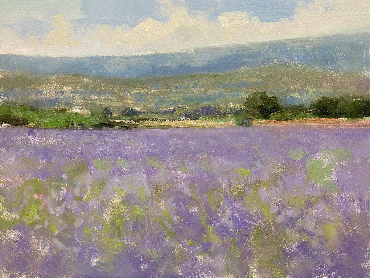 Peinture : Plateau des Roméyères 