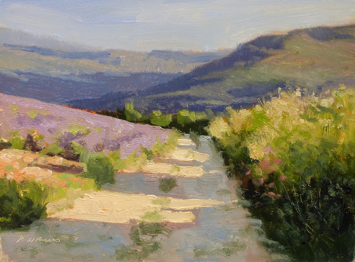 Peinture : Chemin des Roméyères 