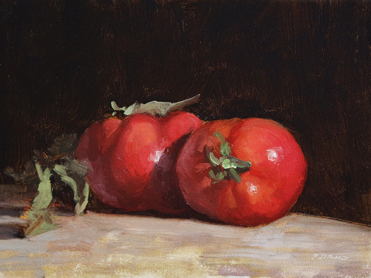 Peinture : 2 Tomates 