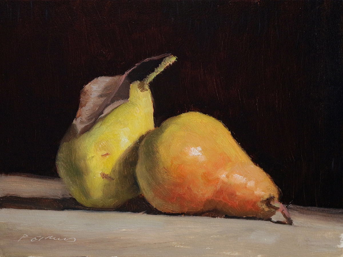 Peinture : 2 Poires 