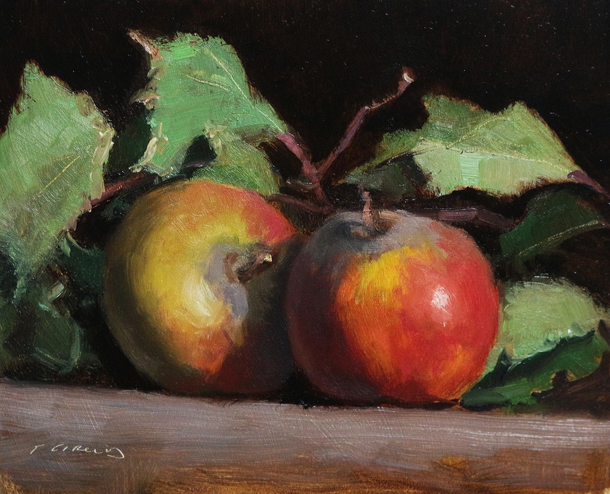 Peinture : 2 Pommes 