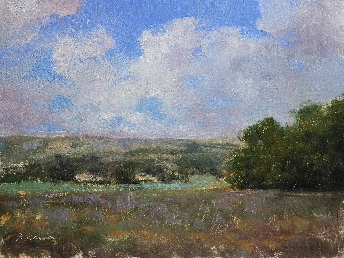Peinture : Ciel Couvert à Mison 