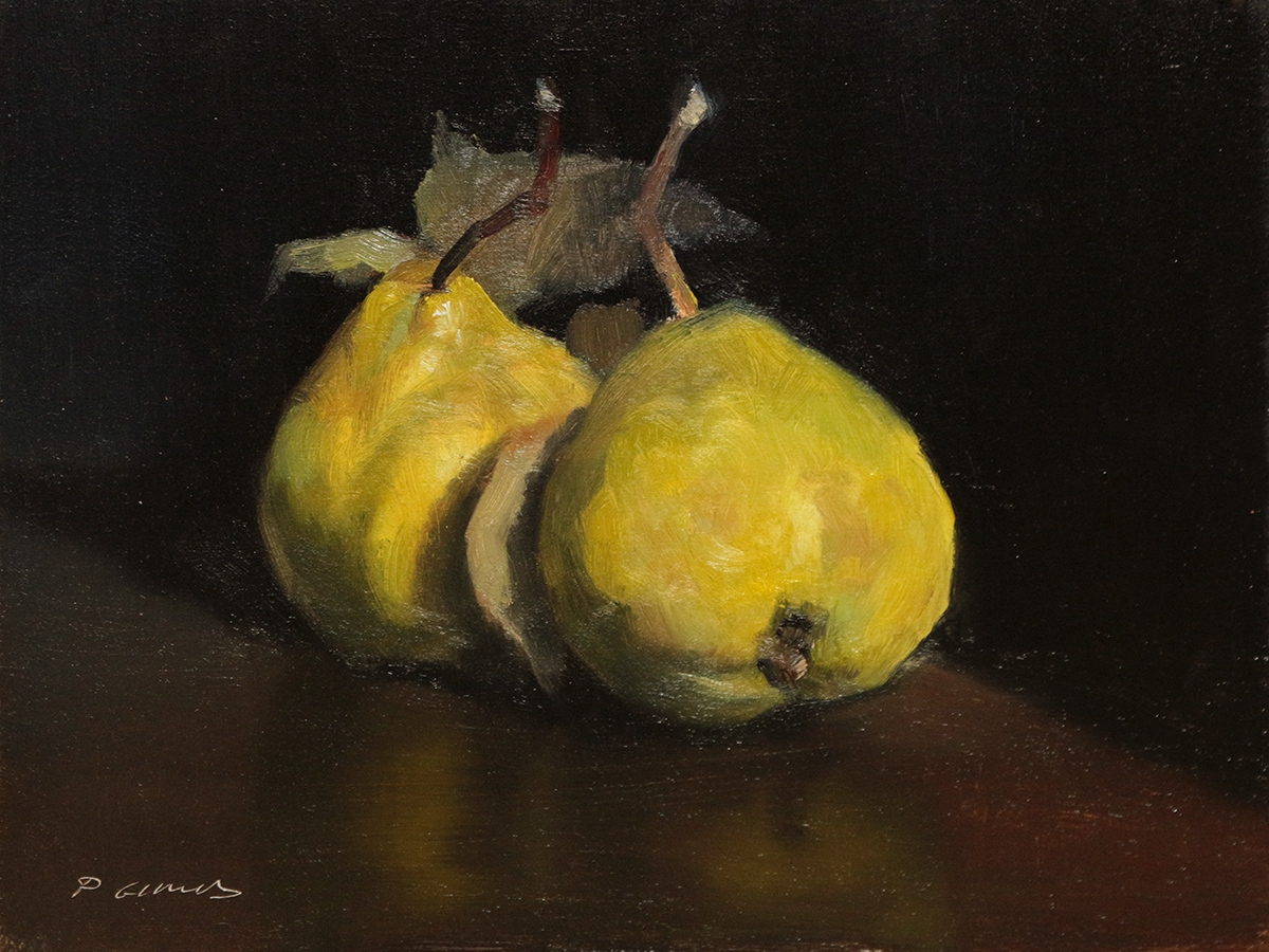 Peinture : 2 Coings 