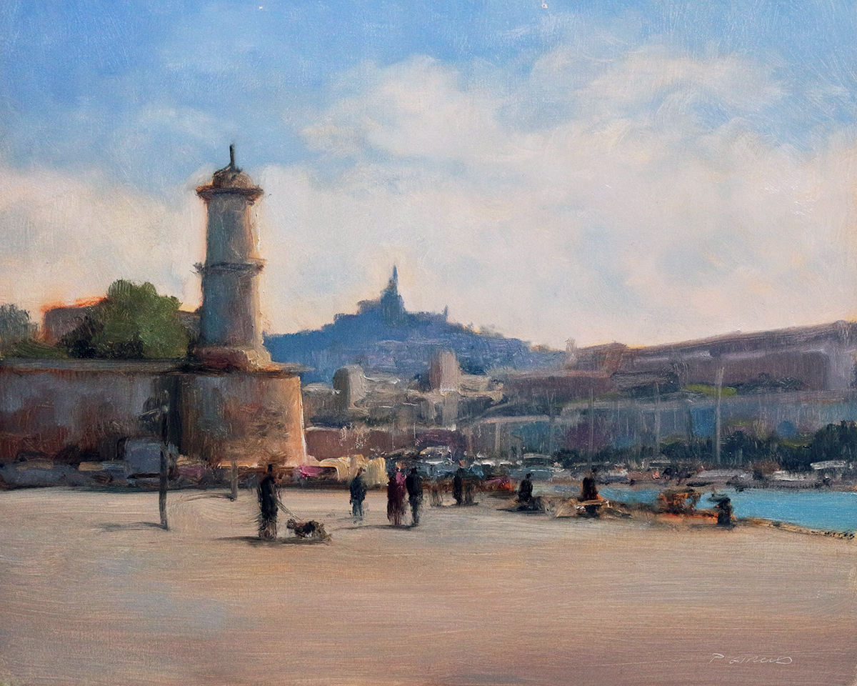 Peinture : Marseille Tour du Fanal 