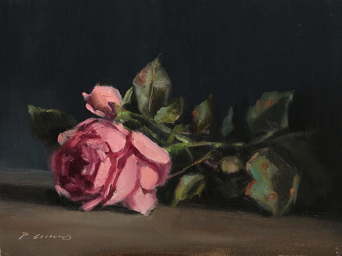 Peinture : Rose