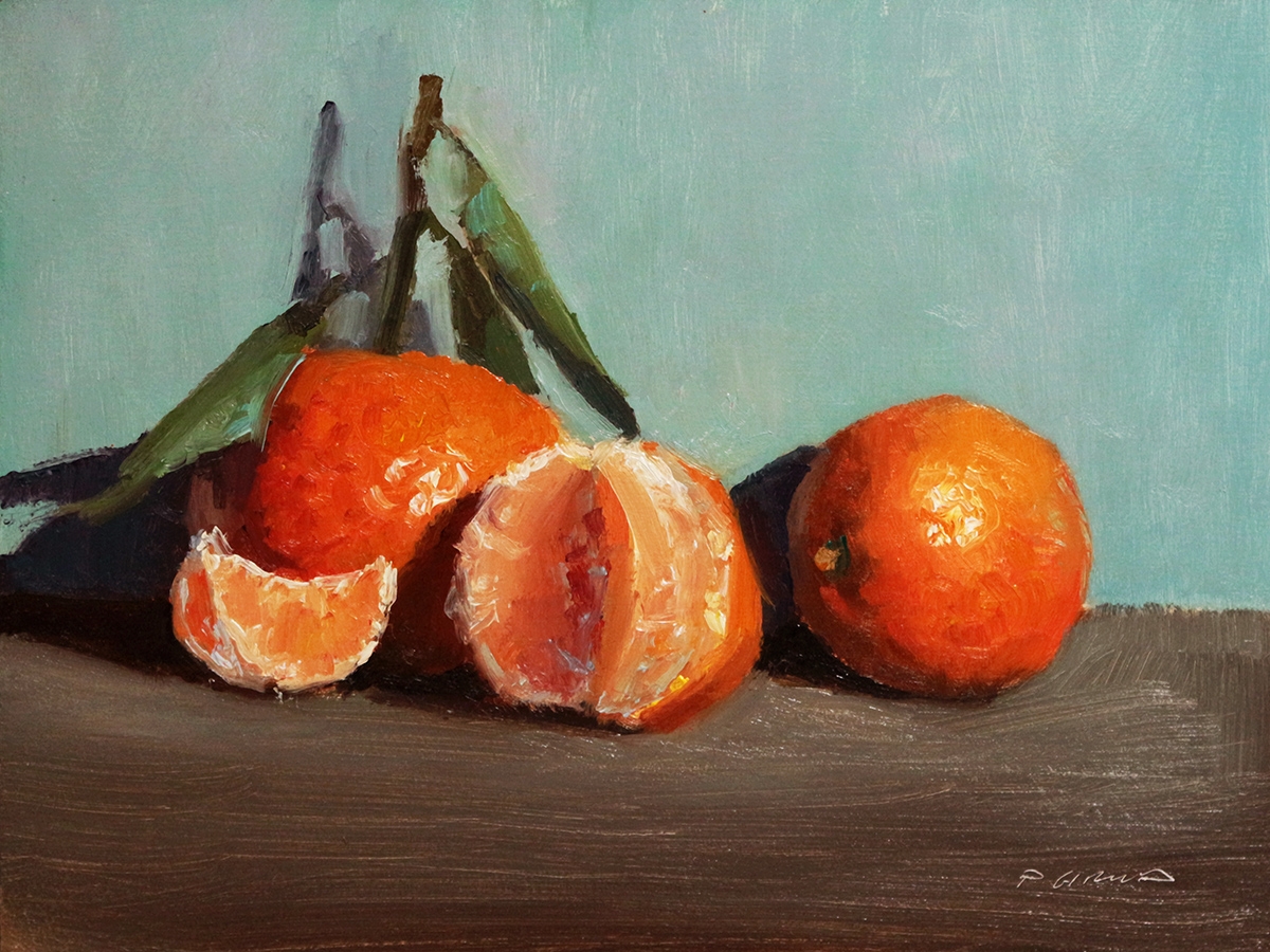 Peinture : Clémentines 