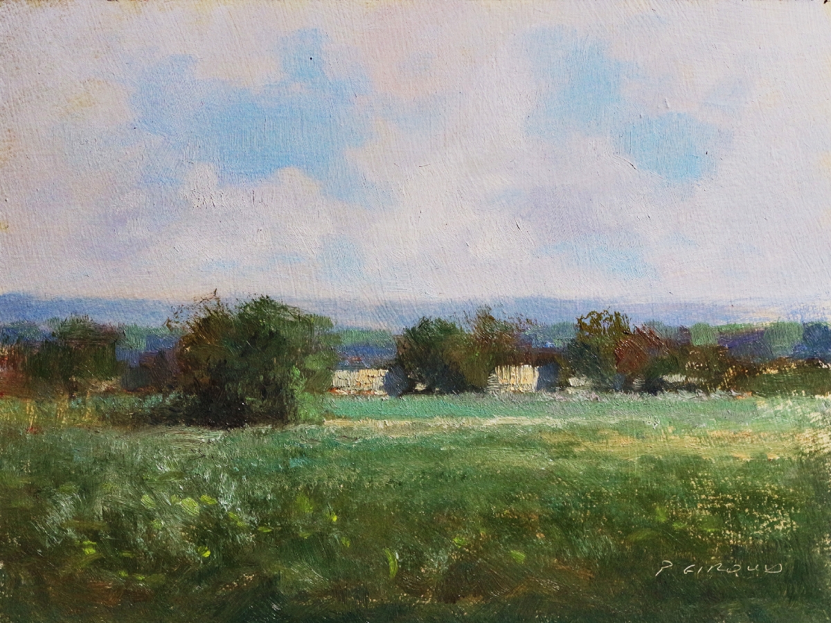 Peinture : Champs des Bellons 