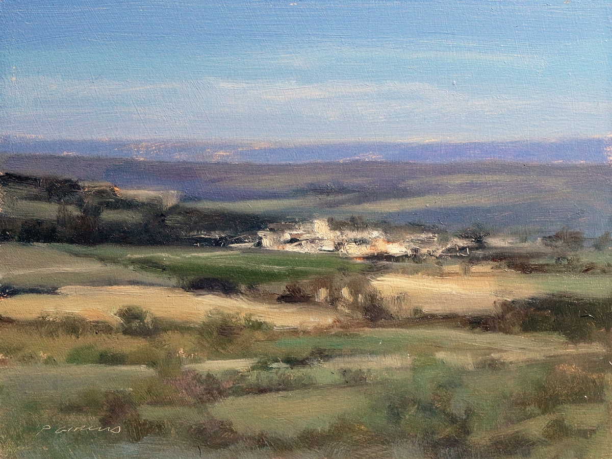 Peinture : Sur les Hauteurs de Mison 