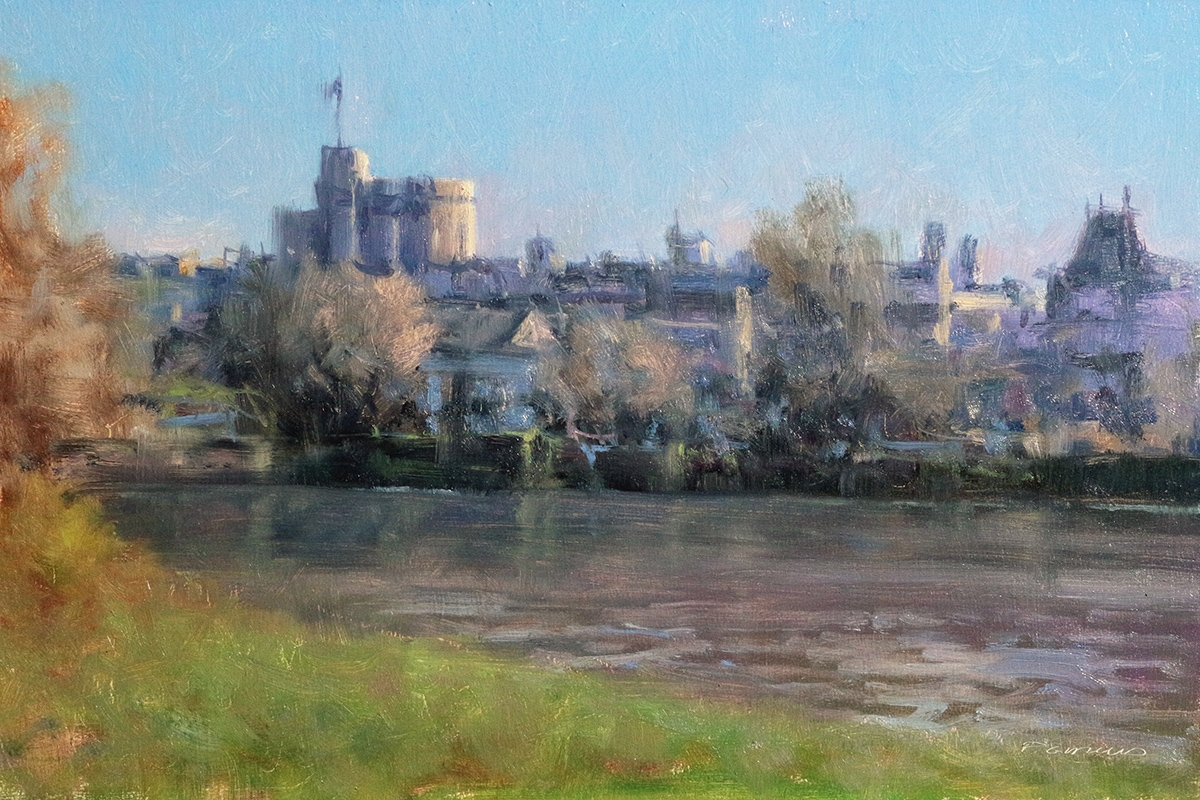 Peinture : La Tamise à Windsor 