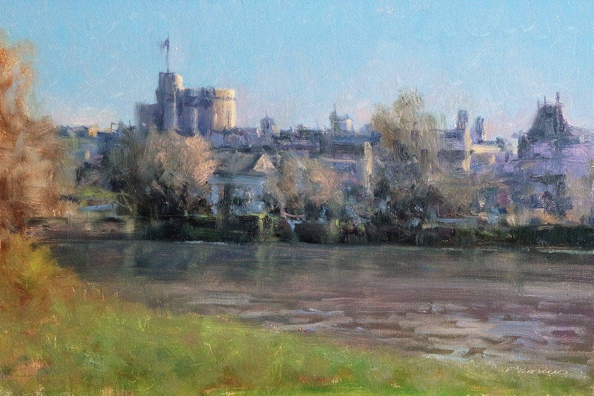 Peinture : La Tamise à Windsor