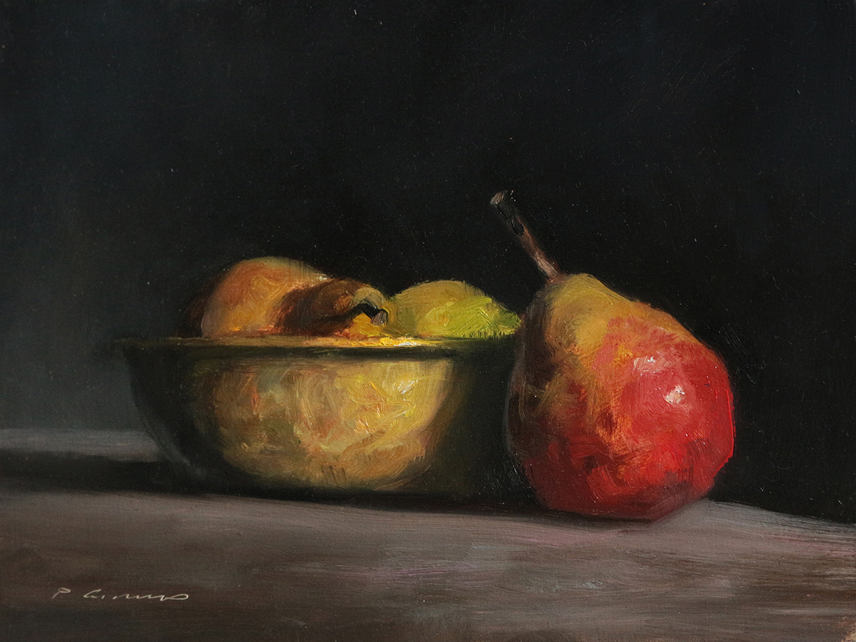 Peinture : Poires 