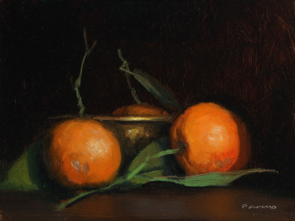 Peinture : Clémentines 