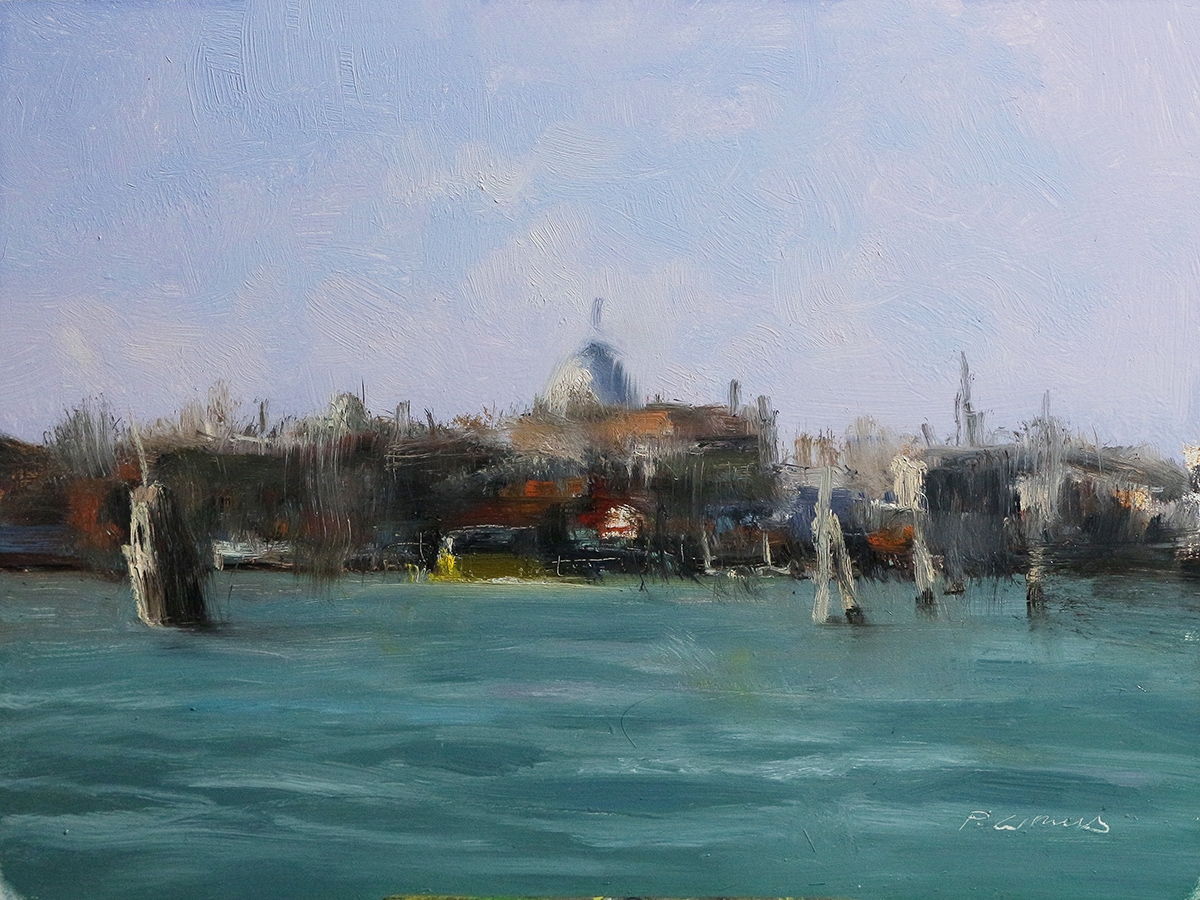 Peinture : Lagune Vénise 