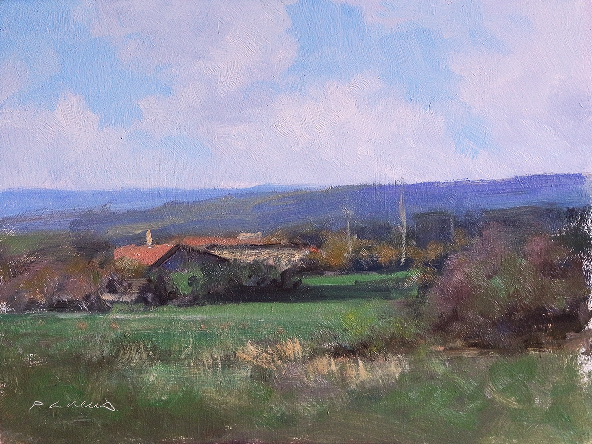 Peinture : Chemin des May 