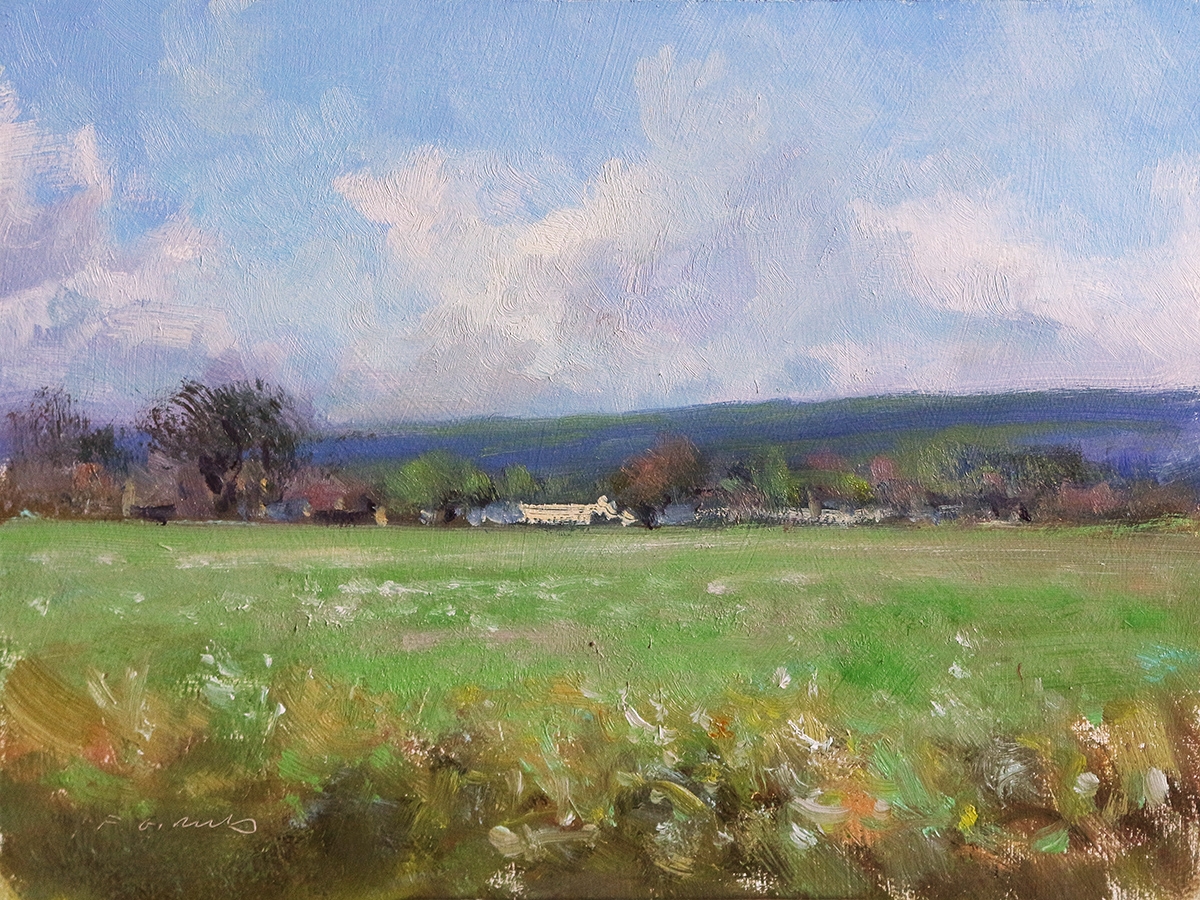 Peinture : Champs des Monges Peinture : Champs des Monges