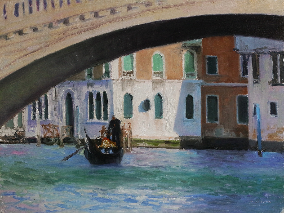 Peinture : Sous le Rialto 
