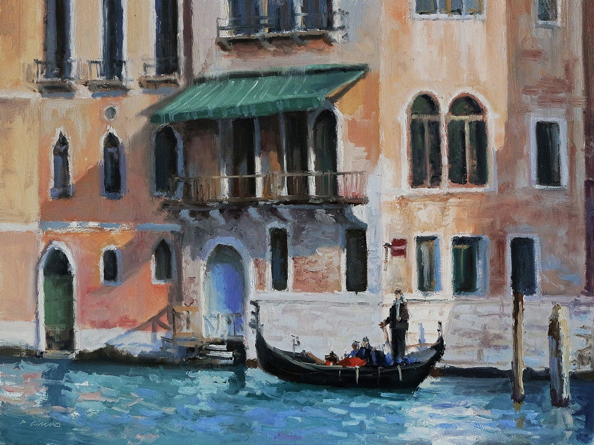 Peinture : Gondole Venise