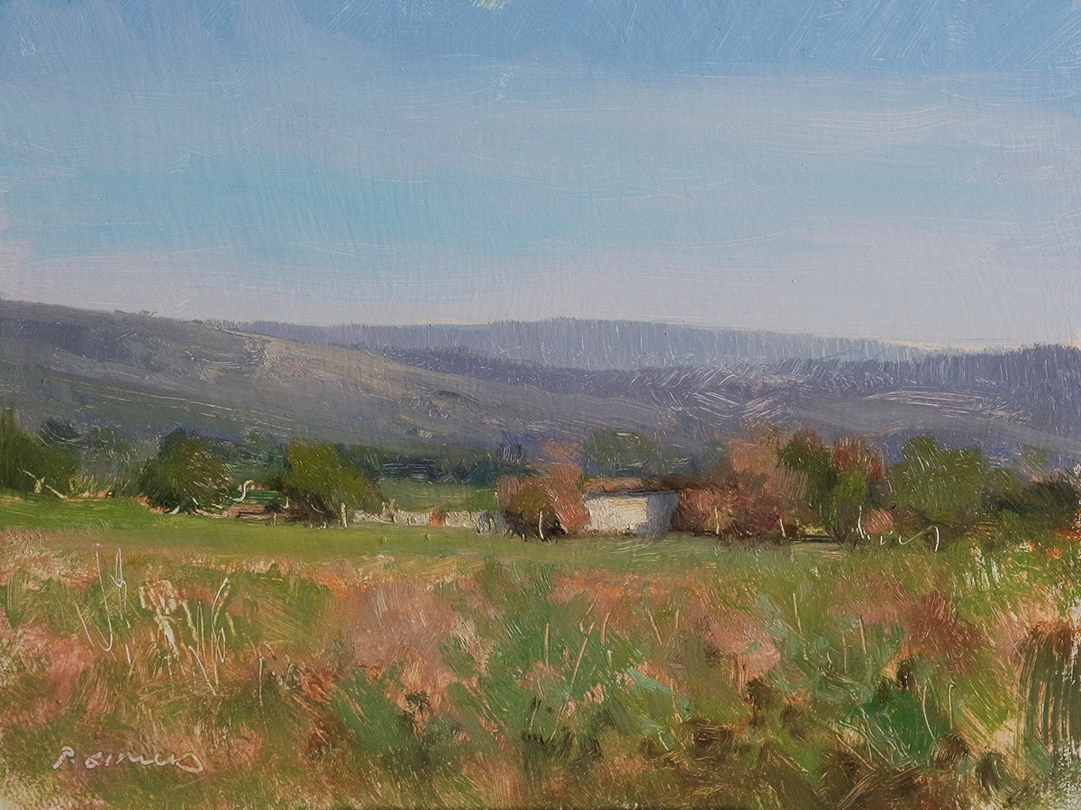 Peinture : Chemin des Combes Peinture : Chemin des Combes