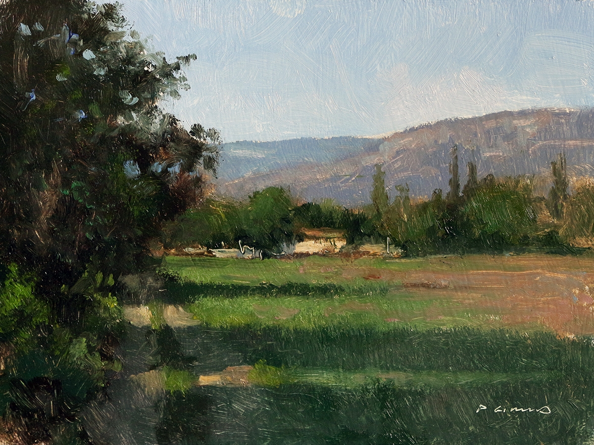 Peinture : Chemin des Bollènes 