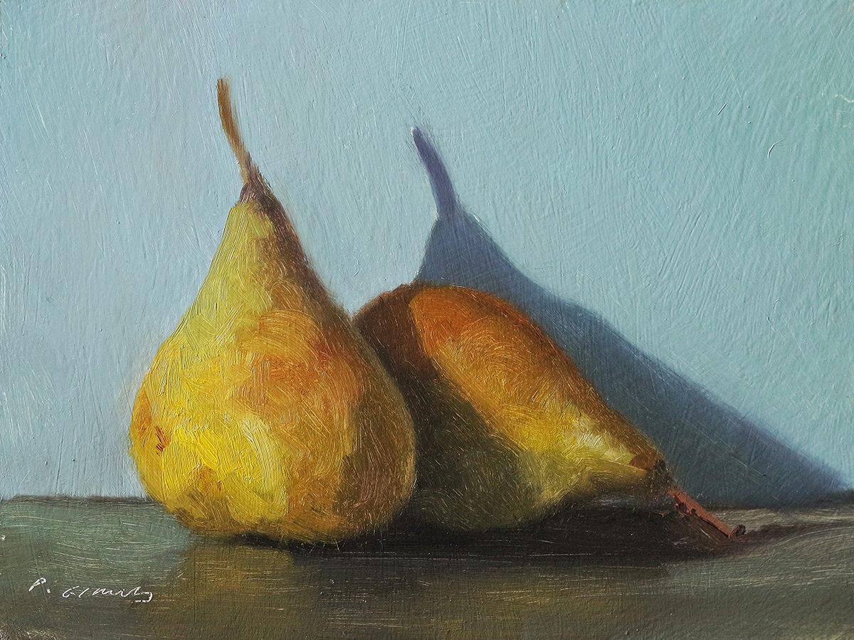 Peinture : 2 Poires 