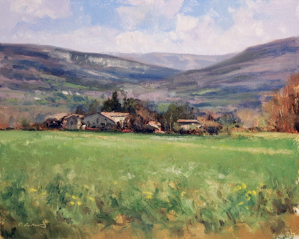 Peinture : Fermes Chemin de Cadovi 