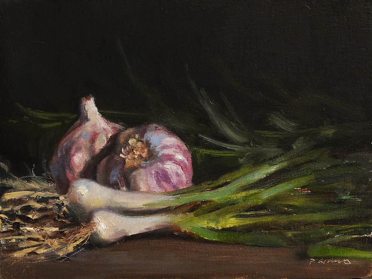 Peinture : Aulx et Cébettes 