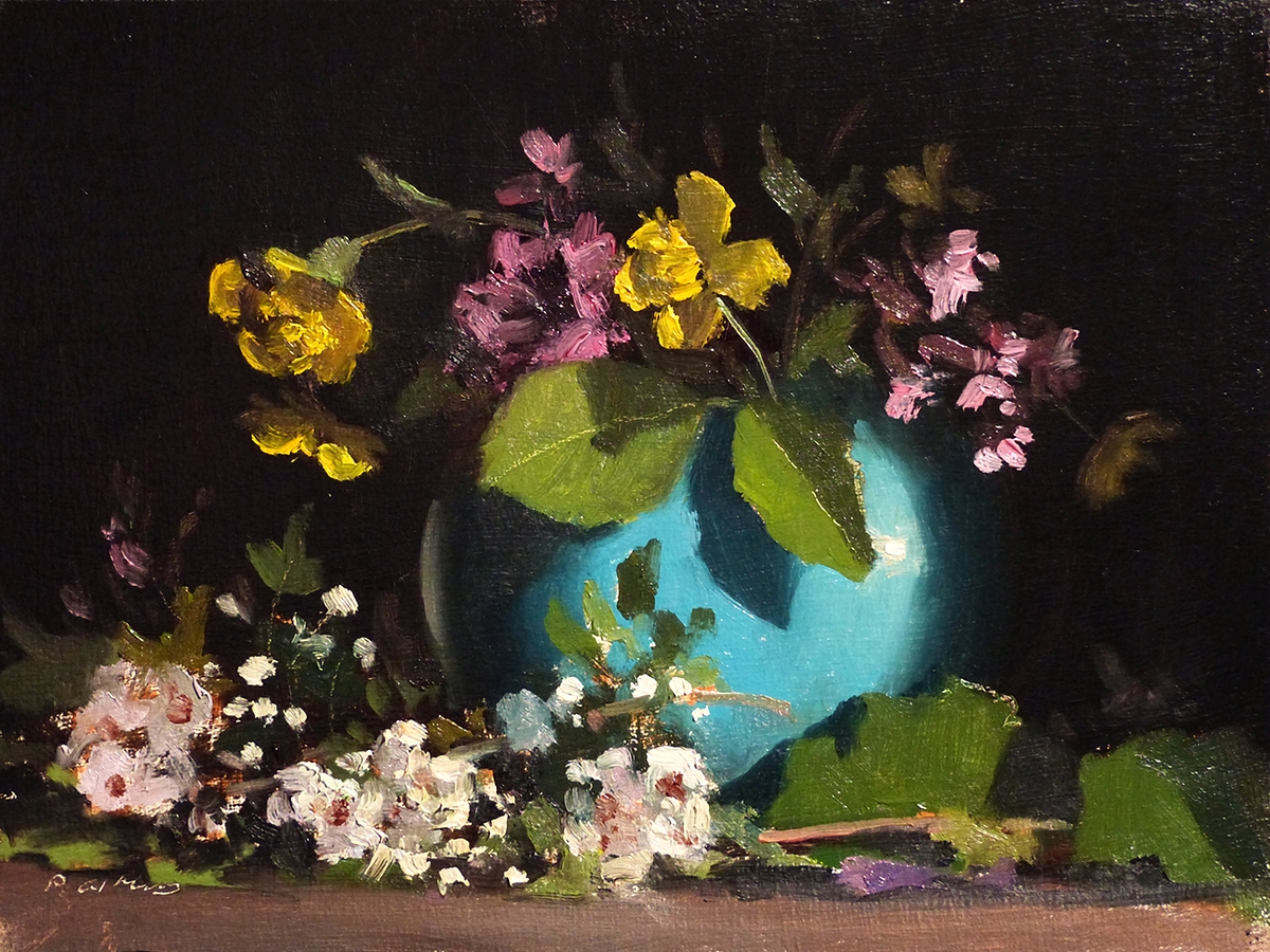 Peinture : Bouquet Printanier 