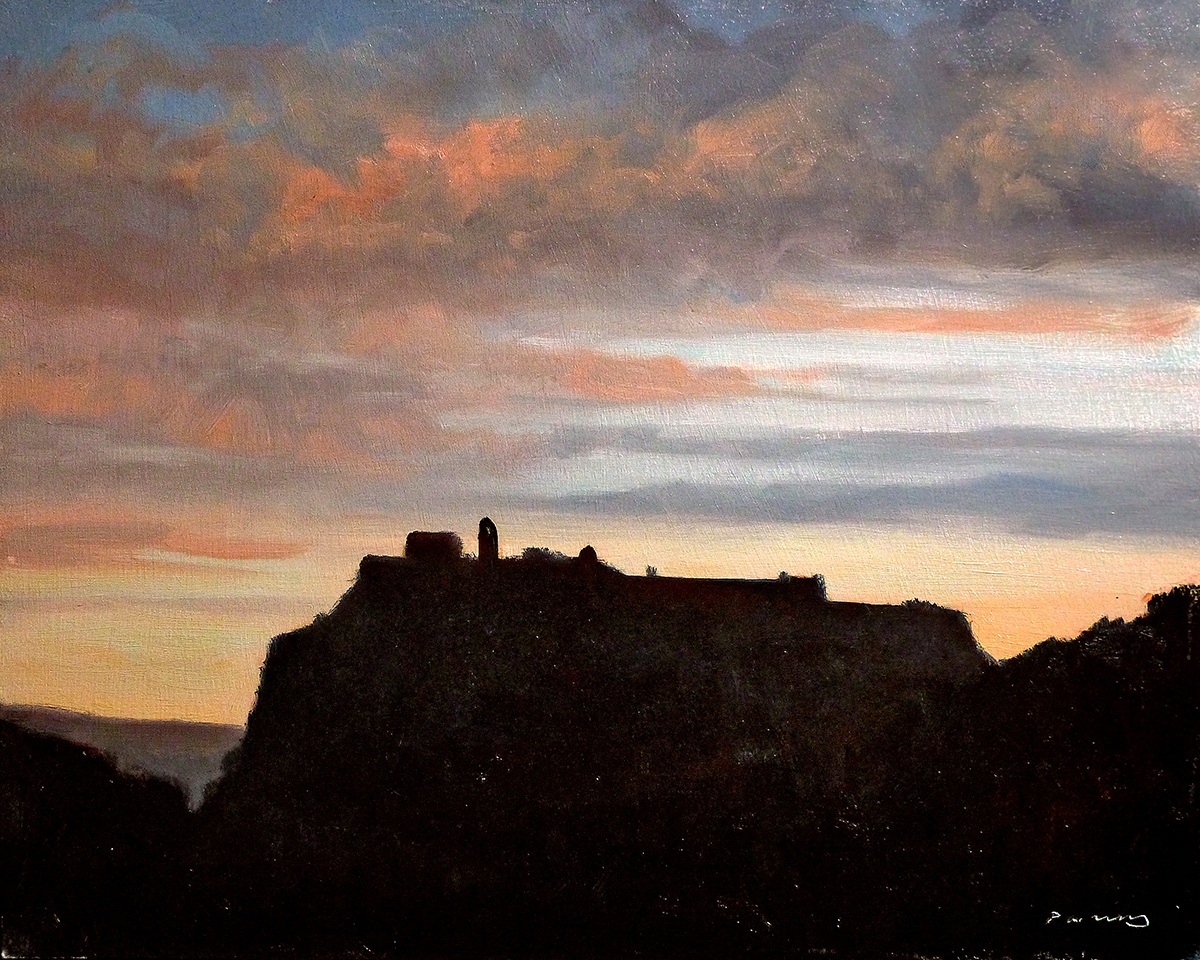 Peinture : Citadelle de Sisteron 