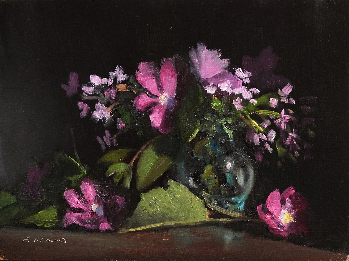 Peinture : Fleurs des Champs 